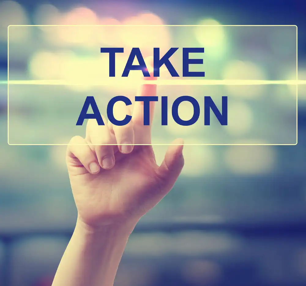 take action